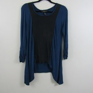 Style & Co Woman's Shark Bite Shirt